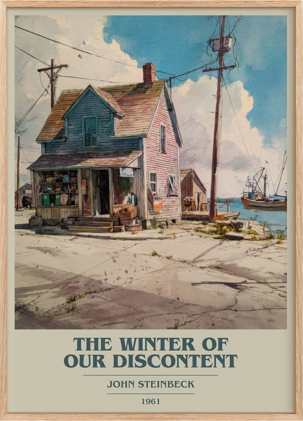 The Winter of Our Discontent Book Cover Poster by John Steinbeck