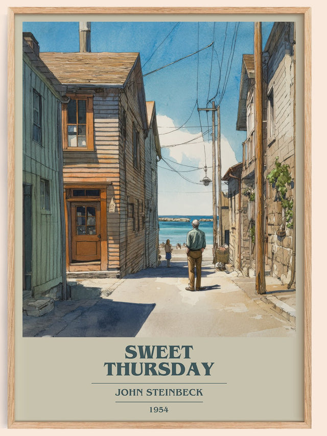 Sweet Thursday Book Cover Poster by John Steinbeck