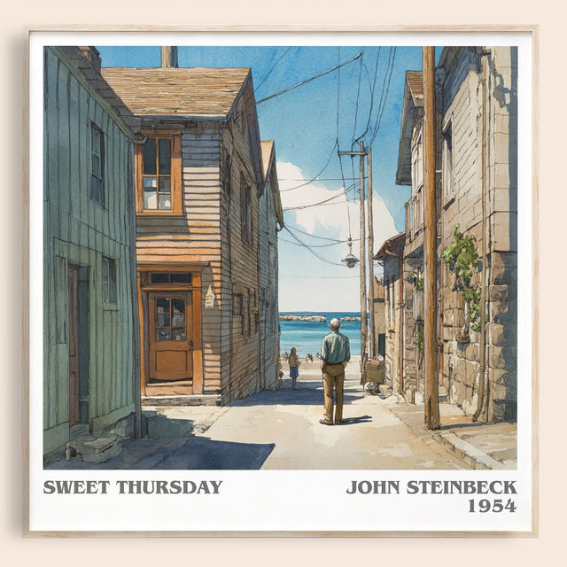Sweet Thursday Literary Art Print by John Steinbeck