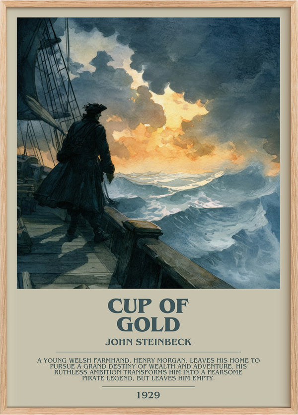 Cup of Gold Bookish Wall Art by John Steinbeck