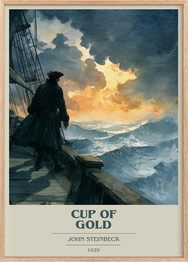 Cup of Gold Book Cover Poster by John Steinbeck