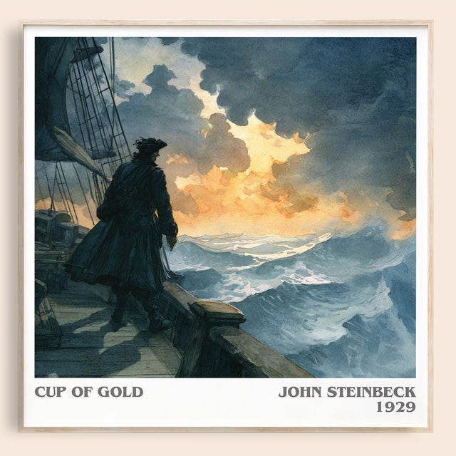 Cup of Gold Literary Art Print by John Steinbeck