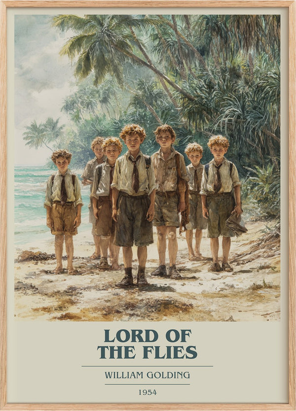 Lord Of The Flies Book Cover Poster by William Goldman