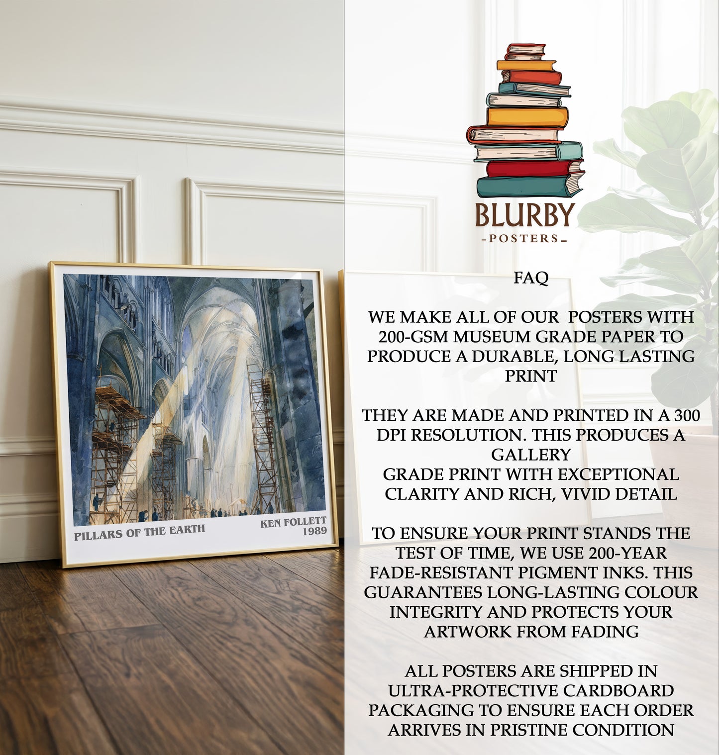 The Pillars of the Earth Literary Art Print by Ken Follett