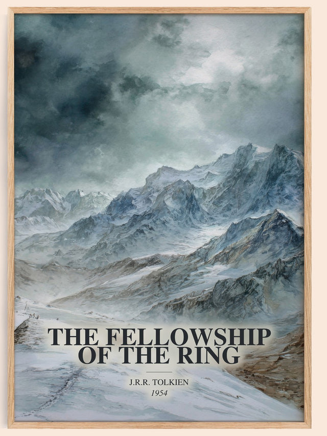 Fellowship Of The Ring Book Watercolour Illustration by J.R.R. Tolkien