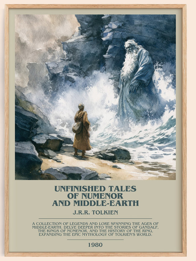 Unfinished Tales Of Numenor And Middle-Earth Bookish Wall Art – J.