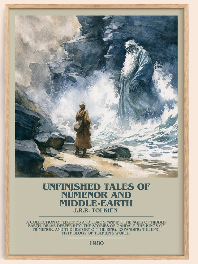 Unfinished Tales Of Numenor And Middle-Earth Bookish Wall Art – J.