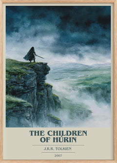 The Children of Húrin Book Cover Poster by J. R. R. Tolkien