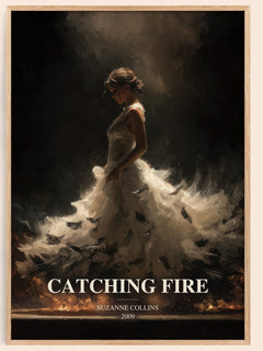 Catching Fire Book Watercolour Illustration by Suzanne Collins