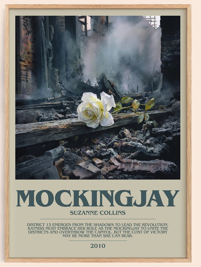 Mockingjay Bookish Wall Art by Suzanne Collins