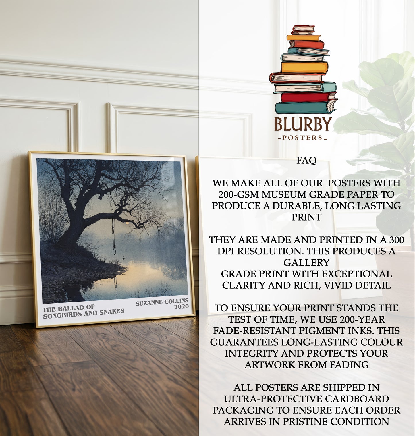 Ballad of Songbirds and Snakes Literary Art Print by Suzanne Collins