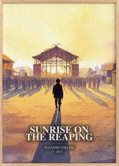 Sunrise On The Reaping Book Watercolour Illustration by S. Collins