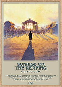 Sunrise on the Reaping Bookish Wall Art by Suzanne Collins
