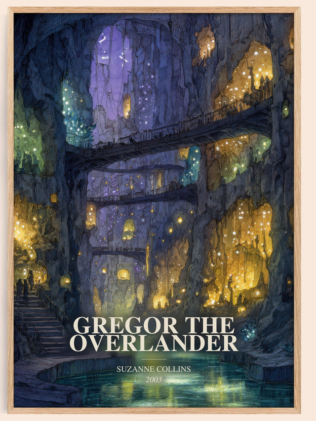 Gregor The Overlander Book Watercolour Illustration by Suzanne Collins
