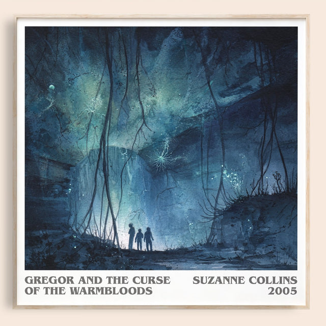 Gregor and the Curse of the Warmbloods Literary Art Print – S. Collins