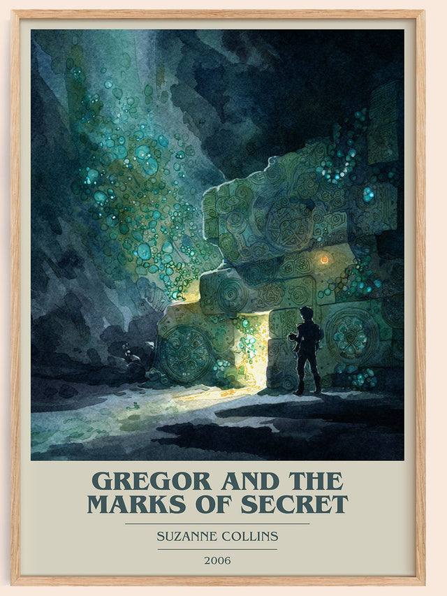 Gregor and the Marks of Secret Book Cover Poster by Suzanne Collins