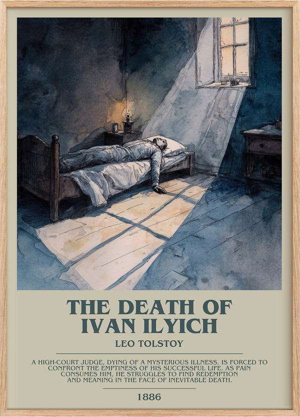 The Death Of Ivan Ilyich Bookish Wall Art by Leo Tolstoy