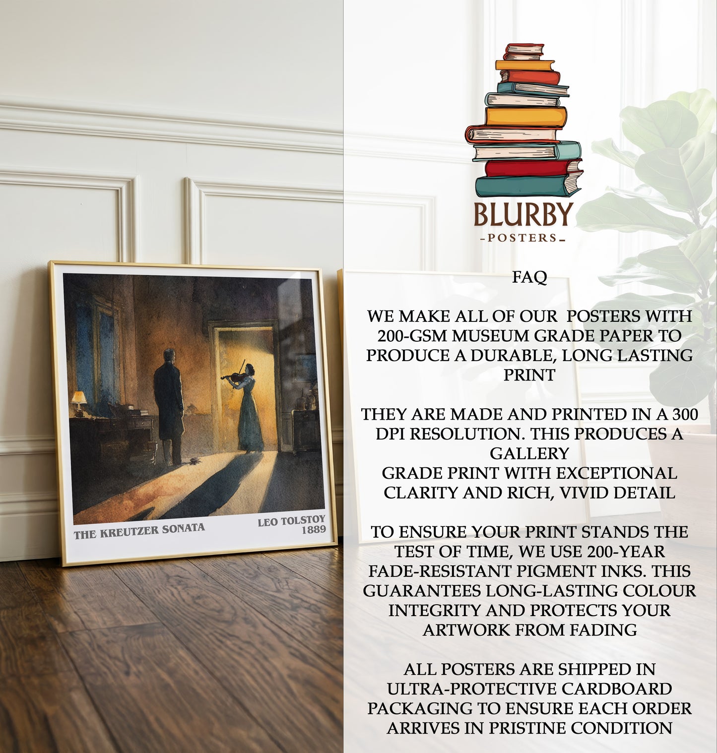 The Kreutzer Sonata Literary Art Print by Leo Tolstoy
