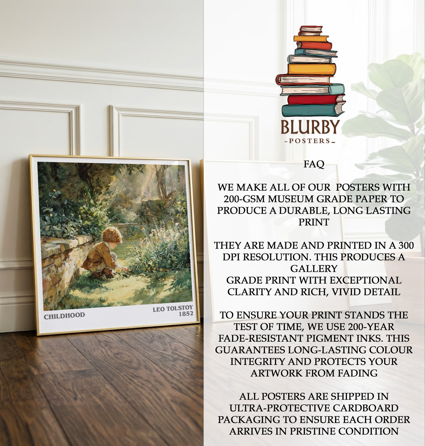 Childhood Literary Art Print by Leo Tolstoy