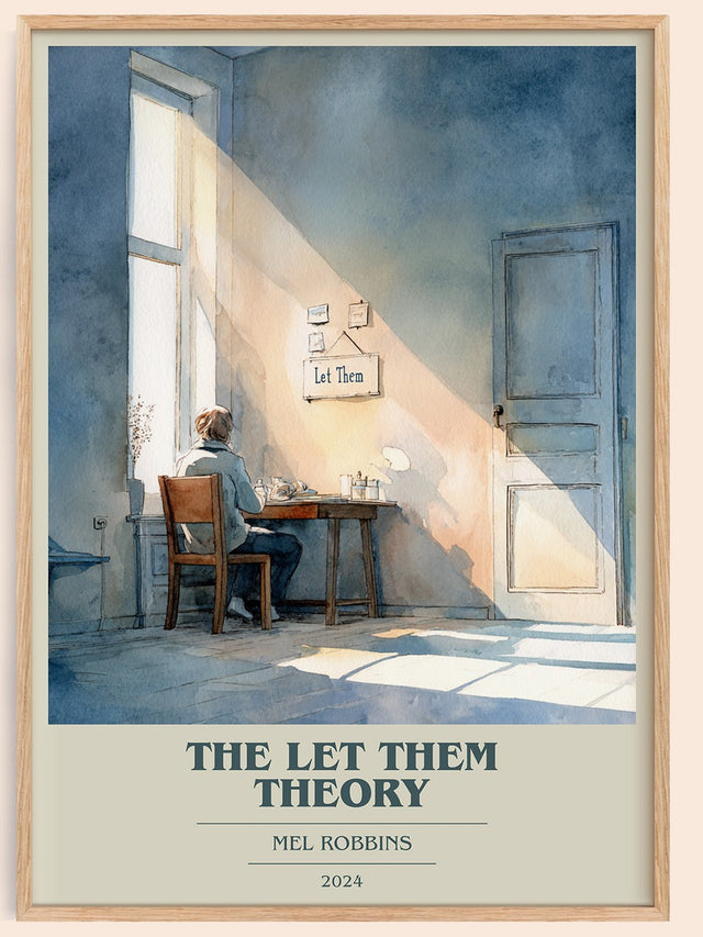 The Let Them Theory Book Cover Poster by Mel Robbins
