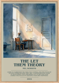 The Let Them Theory Bookish Wall Art by Mel Robbins