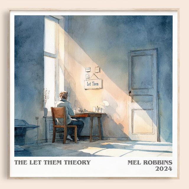 The Let Them Theory Literary Art Print by Mel Robbins
