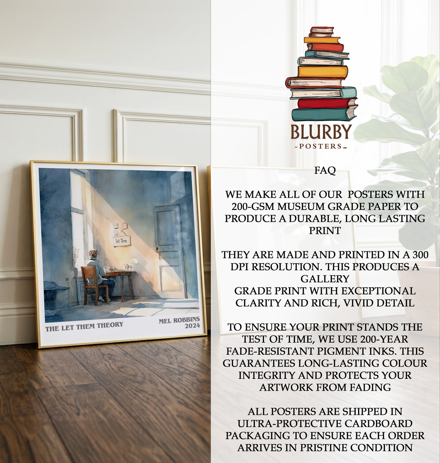 The Let Them Theory Literary Art Print by Mel Robbins
