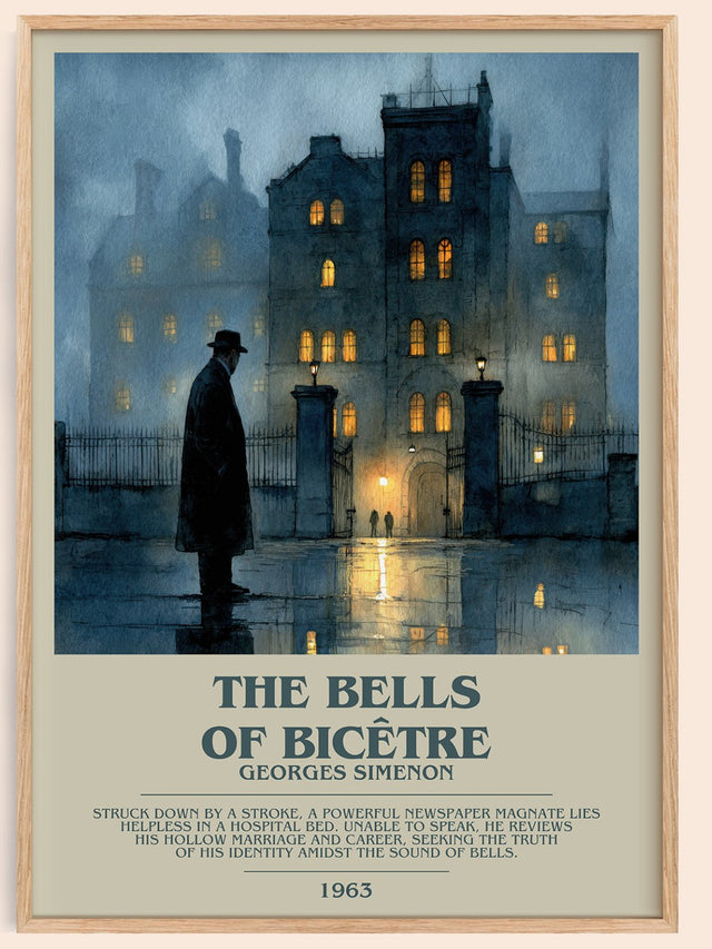 The Bells of Bicêtre Bookish Wall Art by Georges Simenon