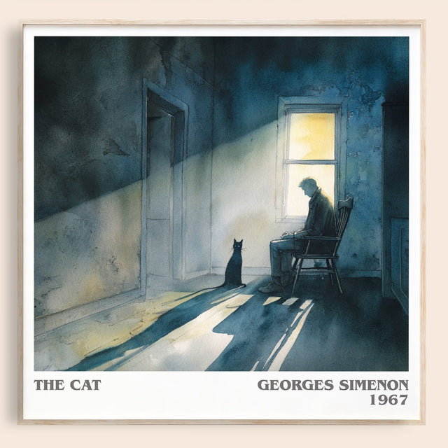 The Cat Literary Art Print by Georges Simenon