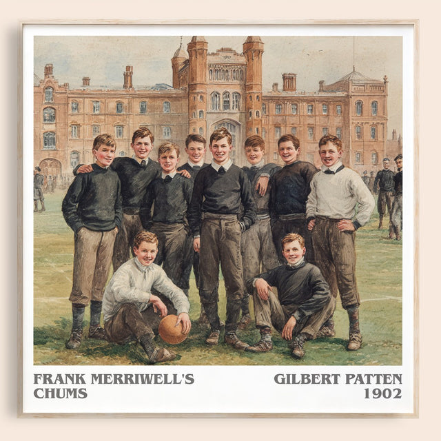 Frank Merriwell's Chums Literary Art Print by Gilbert Patten