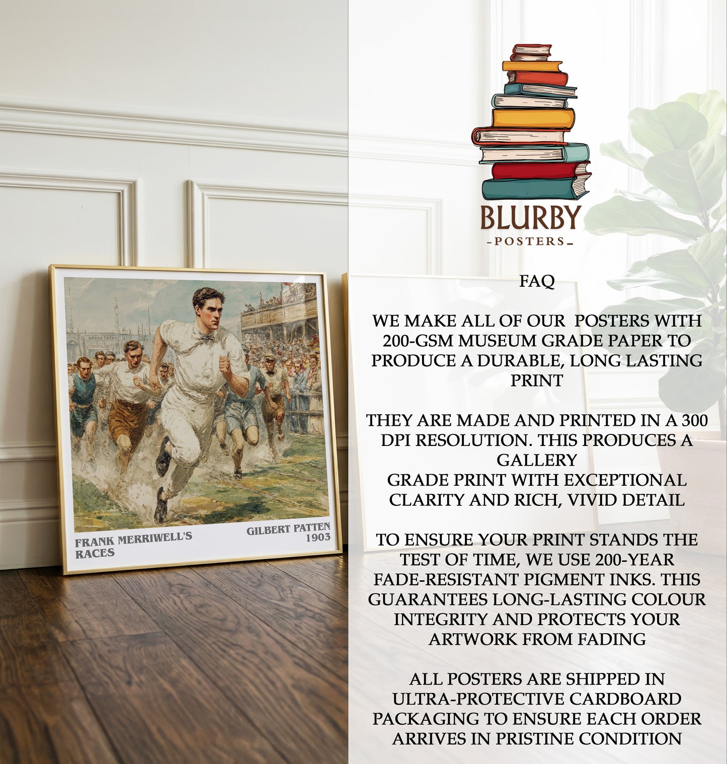 Frank Merriwell's Races Literary Art Print by Gilbert Patten