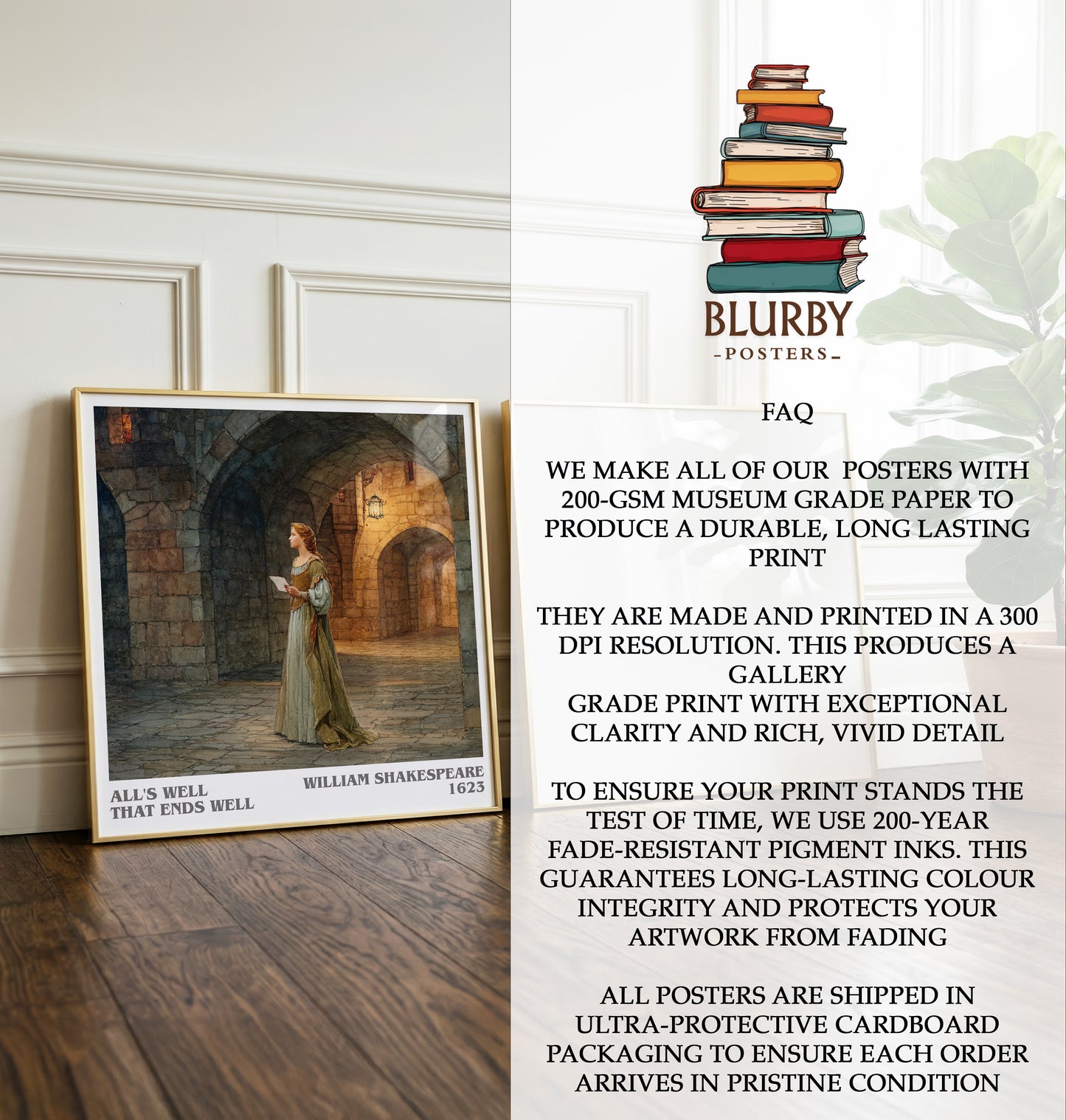 All's Well That Ends Well Literary Art Print by William Shakespeare