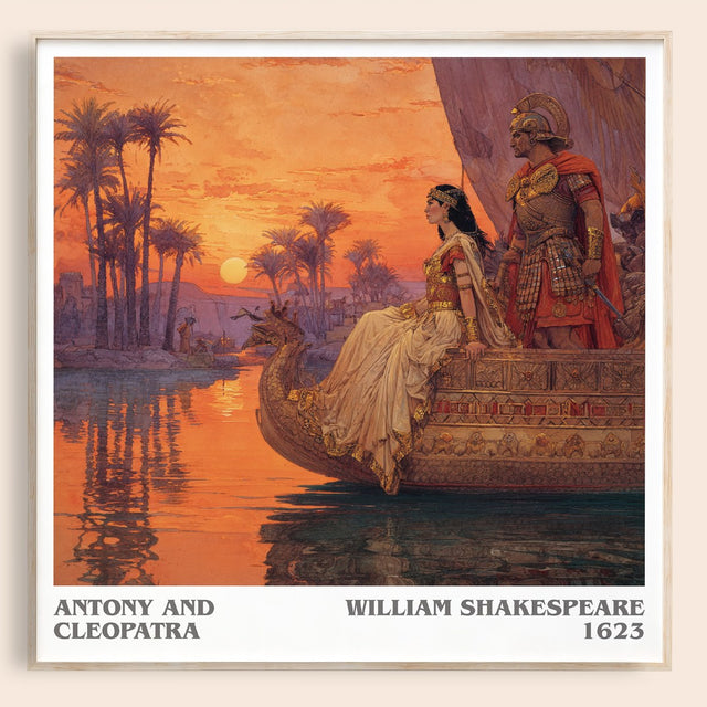 Antony and Cleopatra Literary Art Print by William Shakespeare