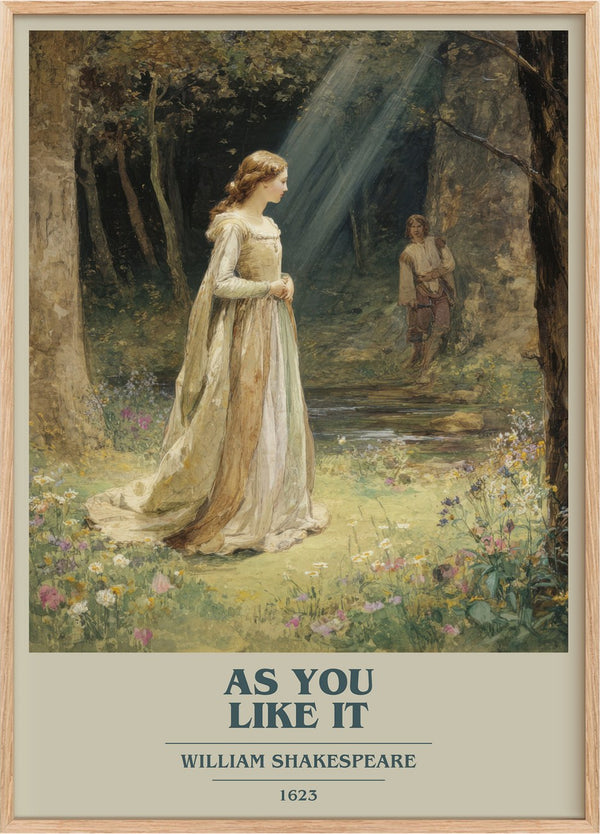 As You Like It Book Cover Poster by William Shakespeare