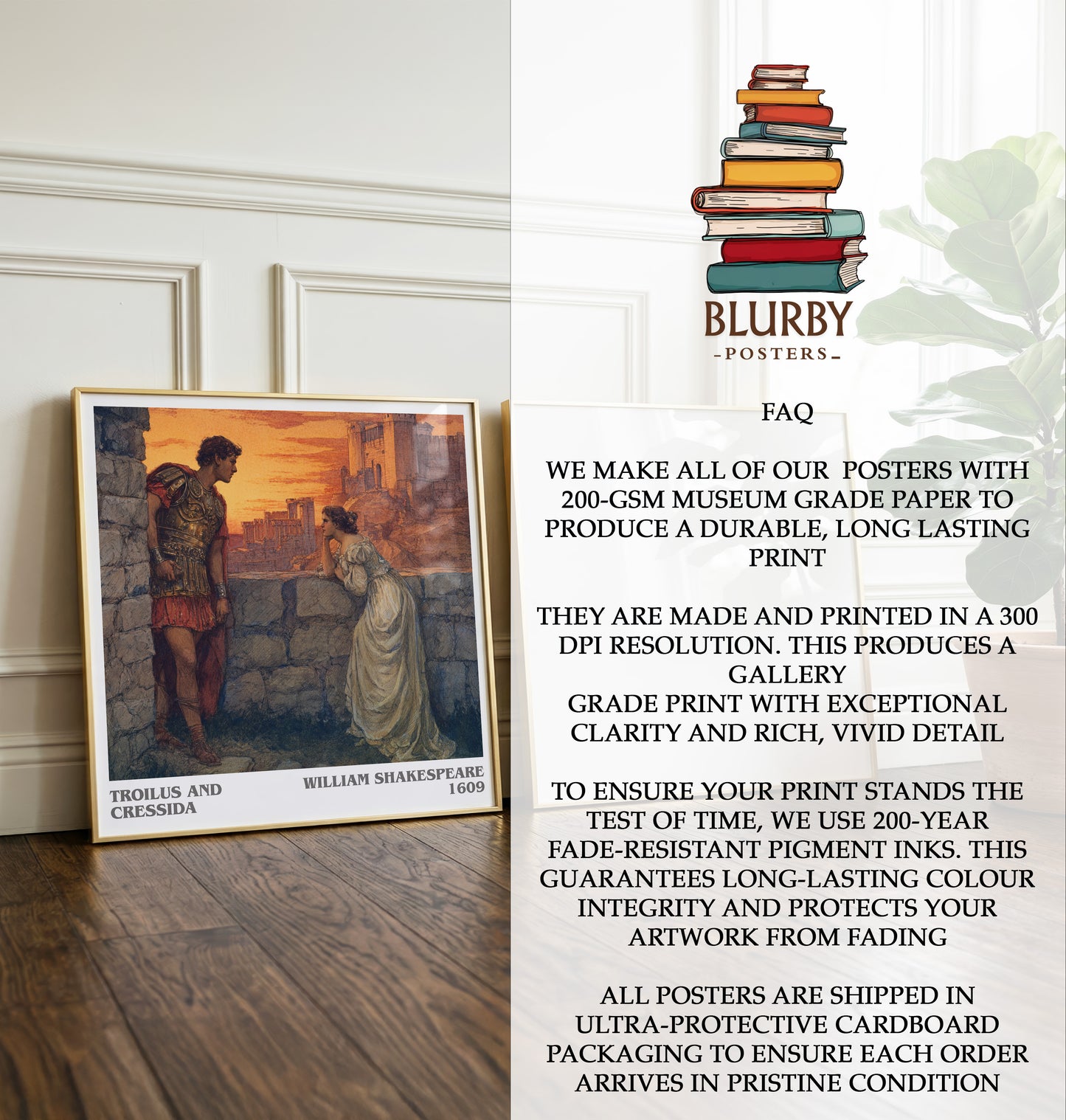 Troilus and Cressida Literary Art Print by William Shakespeare