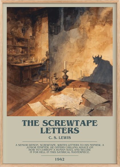 The Screwtape Letters Bookish Wall Art by C. S. Lewis