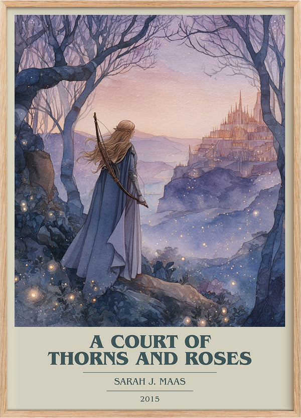A Court of Thorns and Roses Book Cover Poster by Sarah J. Maas