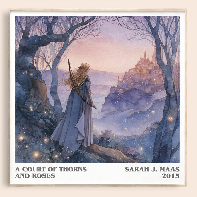 A Court of Thorns and Roses Literary Art Print by Sarah J. Maas
