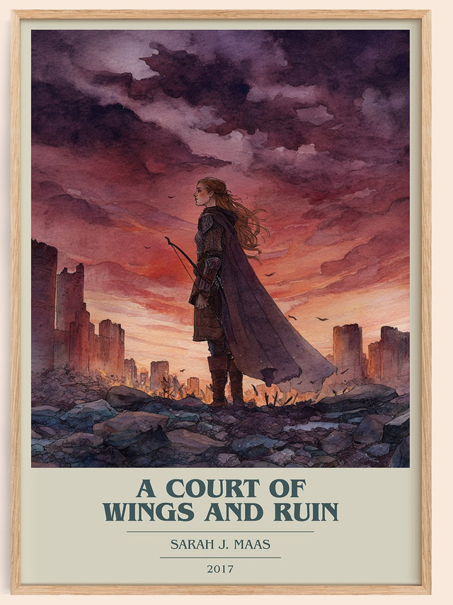 A Court of Wings and Ruin Book Cover Poster by Sarah J. Maas