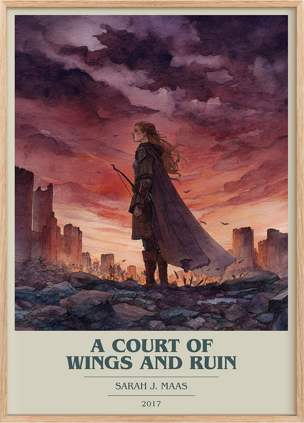 A Court of Wings and Ruin Book Cover Poster by Sarah J. Maas