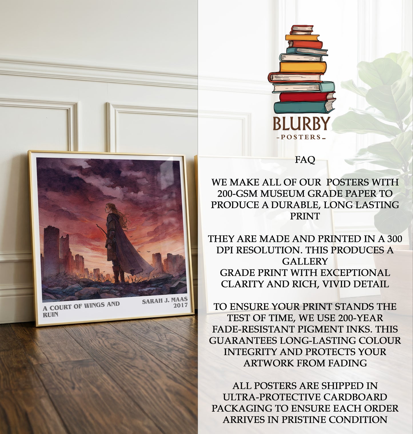 A Court of Wings and Ruin Literary Art Print by Sarah J. Maas
