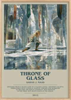 Throne of Glass Bookish Wall Art by Sarah J. Maas