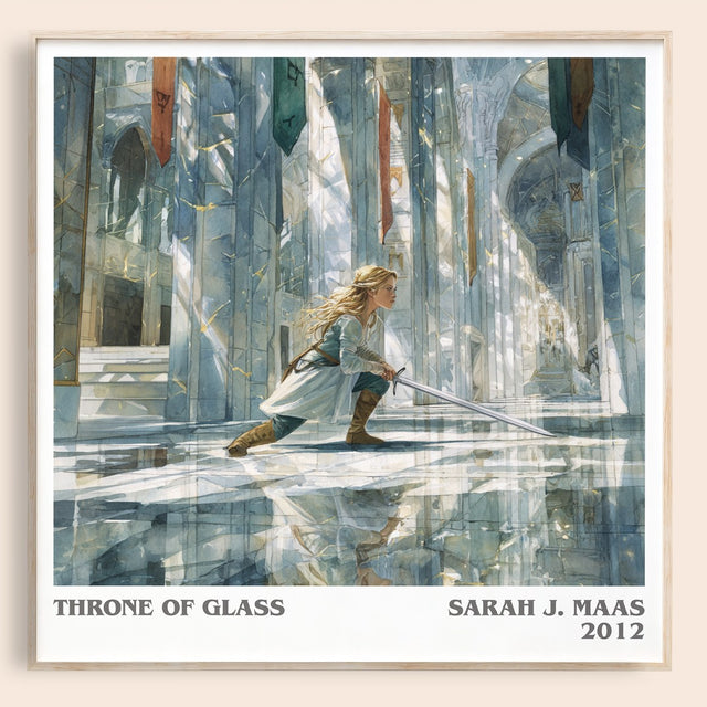 Throne of Glass Literary Art Print by Sarah J. Maas