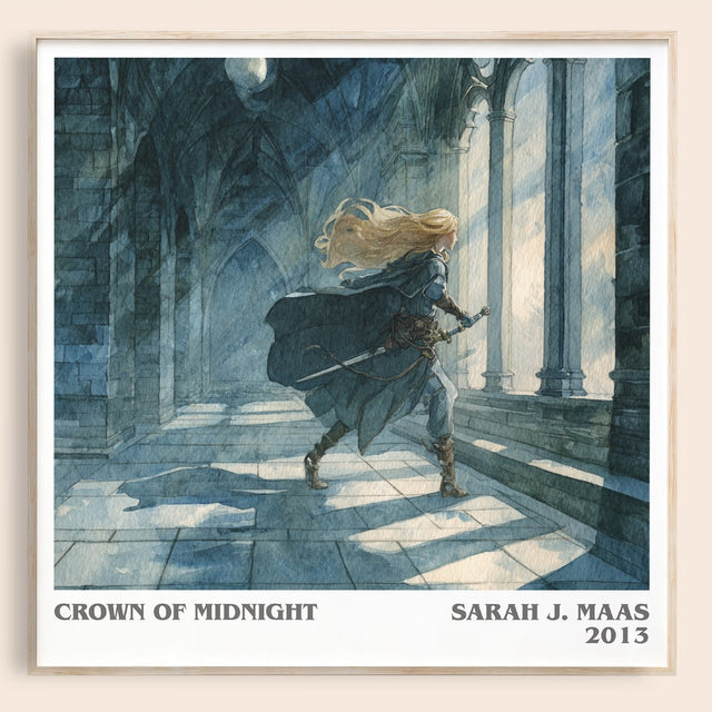 Crown of Midnight Literary Art Print by Sarah J. Maas