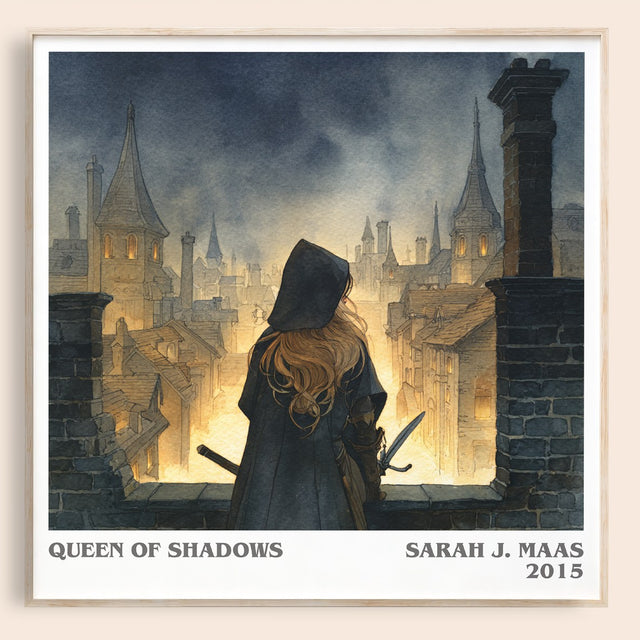 Queen of Shadows Literary Art Print by Sarah J. Maas