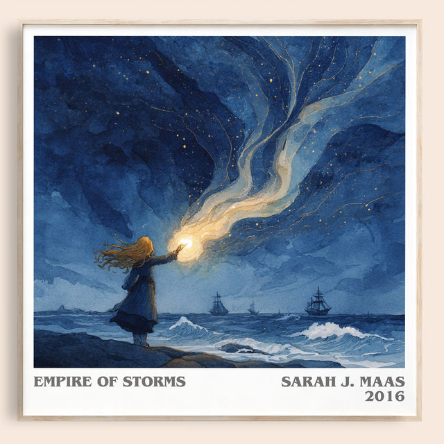 Empire of Storms Literary Art Print by Sarah J. Maas