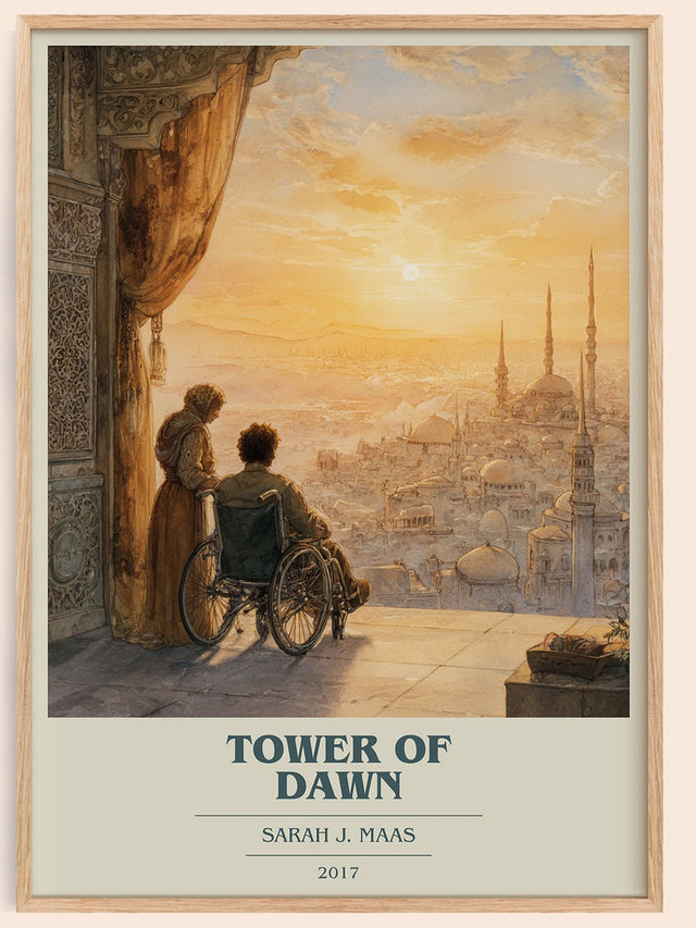 Tower of Dawn Book Cover Poster by Sarah J. Maas