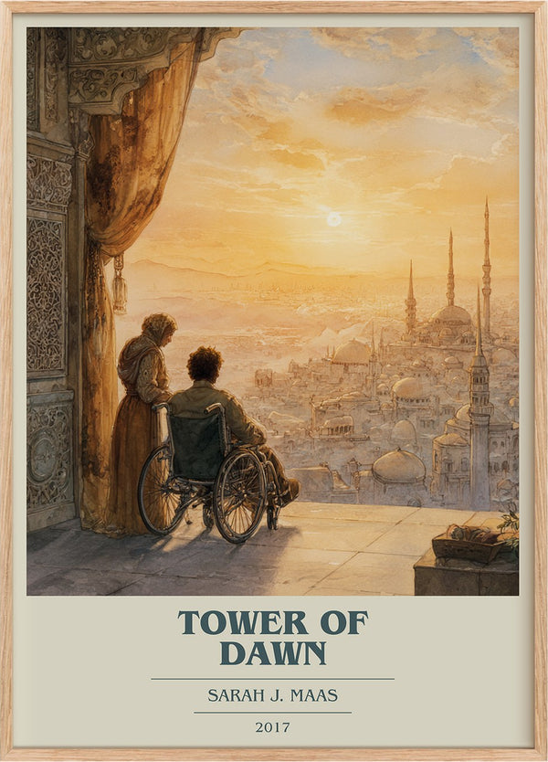 Tower of Dawn Book Cover Poster by Sarah J. Maas