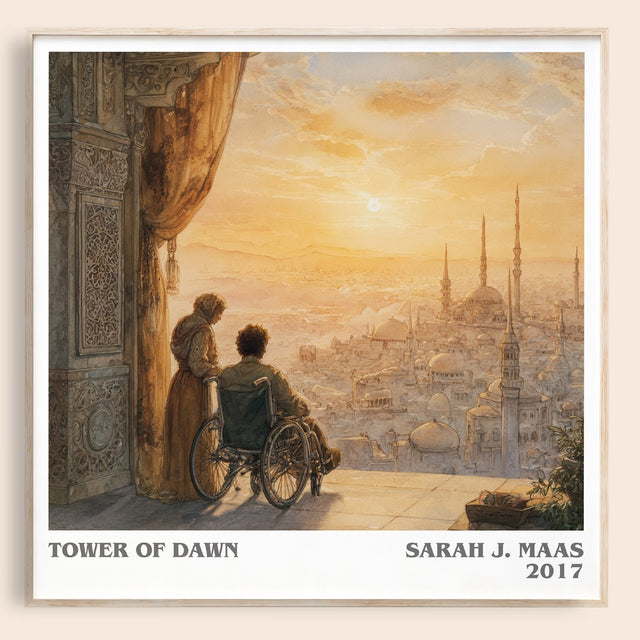 Tower of Dawn Literary Art Print by Sarah J. Maas
