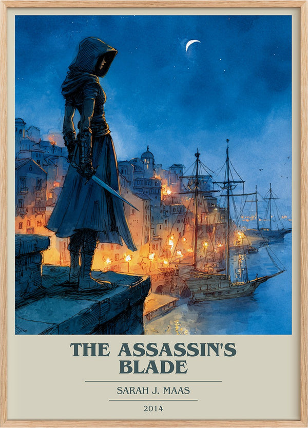 The Assassin's Blade Book Cover Poster by Sarah J. Maas